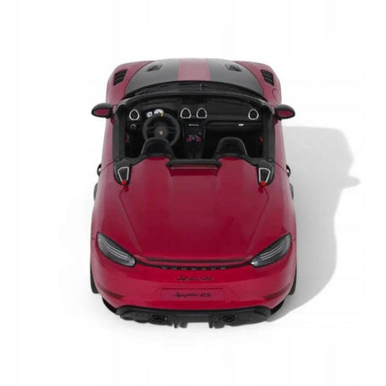 Porsche 718 Spyder RS Weissach 2023, Star Ruby, 1:18 Resin Model (Custom Plates)