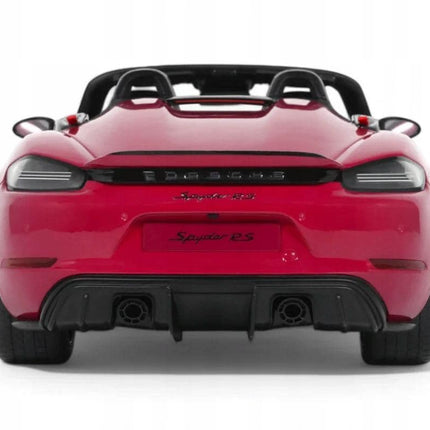 Porsche 718 Spyder RS Weissach 2023, Star Ruby, 1:18 Resin Model (Custom Plates)
