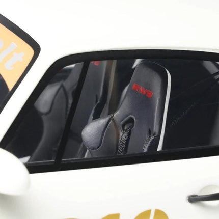 Porsche 911 (964) RWB Natty Dread Jr. White 1:18 Diecast Model