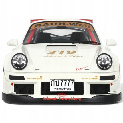 Porsche 911 (964) RWB Natty Dread Jr. White 1:18 Diecast Model