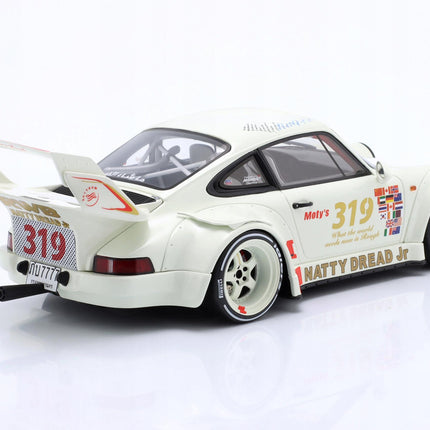 Porsche 911 (964) RWB Natty Dread Jr. White 1:18 Diecast Model