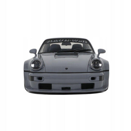 Porsche 911 (964) RWB Rauh-Welt Jonsibal 2015 Nardo Gray GT Spirit 1:18 Diecast Model GT477 With Custom Number Plates