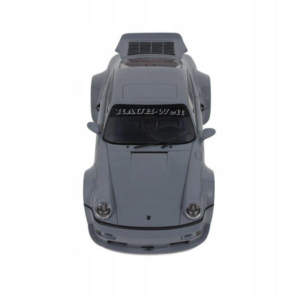 Porsche 911 (964) RWB Rauh-Welt Jonsibal 2015 Nardo Gray GT Spirit 1:18 Diecast Model GT477 With Custom Number Plates