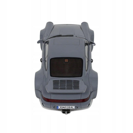 Porsche 911 (964) RWB Rauh-Welt Jonsibal 2015 Nardo Gray GT Spirit 1:18 Diecast Model GT477 With Custom Number Plates