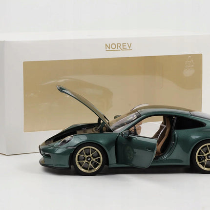Porsche 911 (992) GT3 Touring 2022 Malachite Green Metallic Norev 1:18 Costum Plates