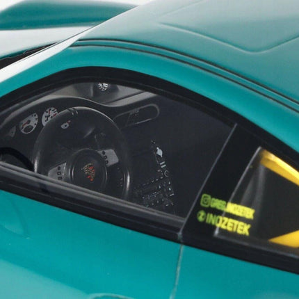 Porsche 911 (997) RWB Green Hell 1:18 Diecast Model with Custom Plates