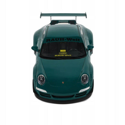 Porsche 911 (997) RWB Green Hell 1:18 Diecast Model with Custom Plates