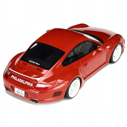 Porsche 911 997 RWB Rauh-Welt Body Kit Aka Phila 2021 GT Spirit 1:18 Diecast Model GT874 Diecast Model Car With Custom Plates
