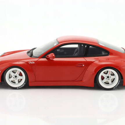 Porsche 911 997 RWB Rauh-Welt Body Kit Aka Phila 2021 GT Spirit 1:18 Diecast Model GT874 Diecast Model Car With Custom Plates