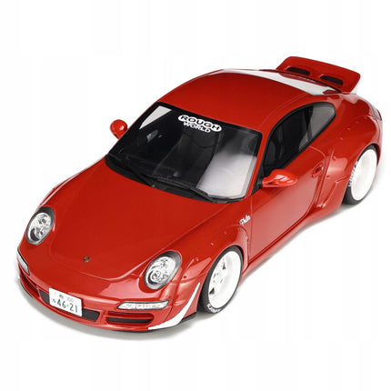 Porsche 911 997 RWB Rauh-Welt Body Kit Aka Phila 2021 GT Spirit 1:18 Diecast Model GT874 Diecast Model Car With Custom Plates