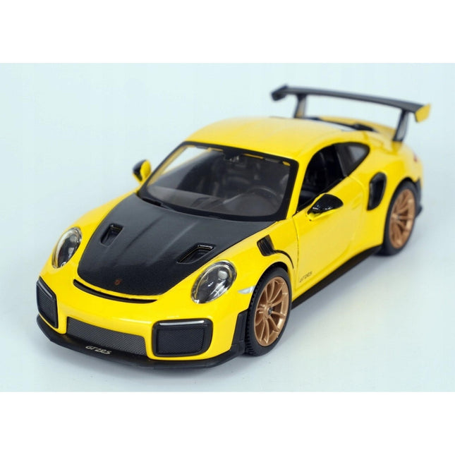 Porsche 911 GT2 RS 1:24 Diecast Model Car Maisto Porsche Supercar Miniature Collectible