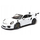 Porsche 911 GT3 RS 2016 White Welly 1:24 24080 Diecast Model with Custom Plates