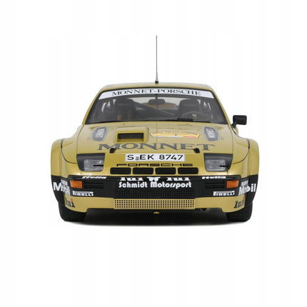 Porsche 924 Carrera GTS #1 Rallye Hesse 1981, 1:18 Diecast Model with Custom Plates