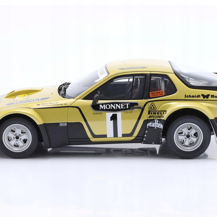 Porsche 924 Carrera GTS #1 Rallye Hesse 1981, 1:18 Diecast Model with Custom Plates