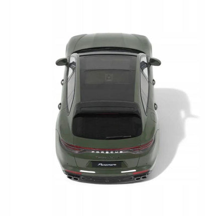 Porsche Panamera Turbo S Sport Turismo 2021 Olive Green GT Spirit 1:18 GT447 Diecast Model Car With Personalized Plates