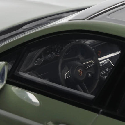 Porsche Panamera Turbo S Sport Turismo 2021 Olive Green GT Spirit 1:18 GT447 Diecast Model Car With Personalized Plates