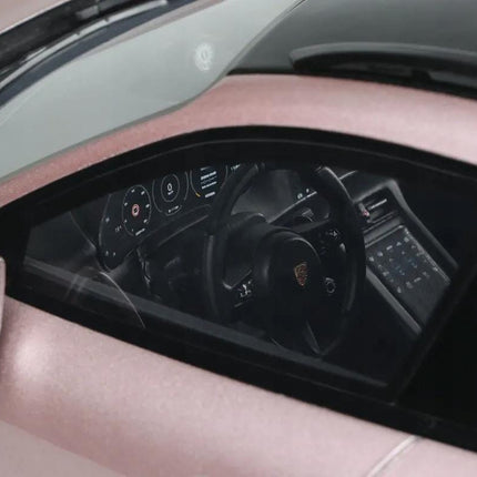 Porsche Taycan Turbo S Cross Turismo 2022 Diecast Model (1:18) - Frozen Berry, Custom Plates