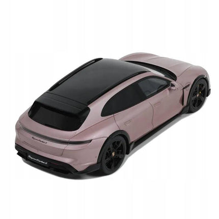 Porsche Taycan Turbo S Cross Turismo 2022 Diecast Model (1:18) - Frozen Berry, Custom Plates