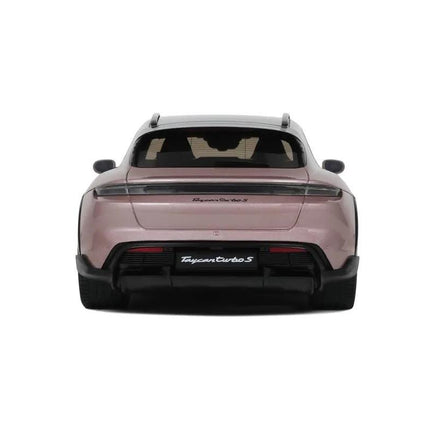 Porsche Taycan Turbo S Cross Turismo 2022 Diecast Model (1:18) - Frozen Berry, Custom Plates