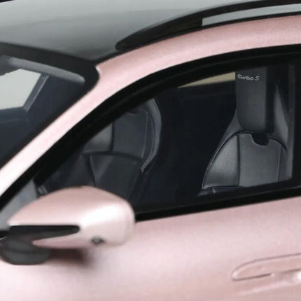 Porsche Taycan Turbo S Cross Turismo 2022 Diecast Model (1:18) - Frozen Berry, Custom Plates