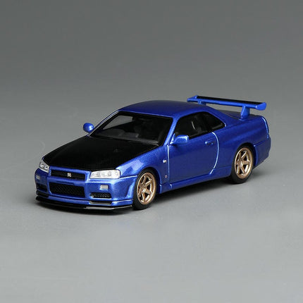 Motorhelix Nissan R34 R35 Honda S2000 FD2 Mitsubishi EVO IV 1:64 Diecast Model Car - collectible scale model car