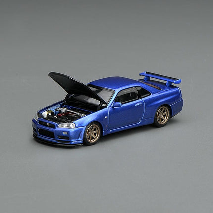 Motorhelix Nissan R34 R35 Honda S2000 FD2 Mitsubishi EVO IV 1:64 Diecast Model Car - collector display piece