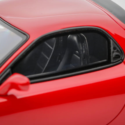 Red Mazda RX-7 FD RS Diecast Model Car with Custom Plates (1:18 Scale)