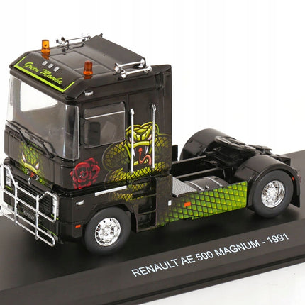 https://a.allegroimg.com/original/119535/fe99c50a48c0b268985f8d933552/Renault-AE-500-AE500-Magnum-4x2-1991-Green-Mamba-Black-IXO-Hachette-1-43-Wiek-14-lat
