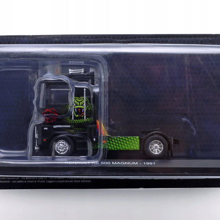 https://a.allegroimg.com/original/119e10/c82fb1024ad5b08d202ed917f796/Renault-AE-500-Magnum-Truck-Green-Mamba-1991-Black-Hachette-1-43-G1470006-Model-Renault-AE-500-Magnum-Green-Mamba-1991-1-43-6