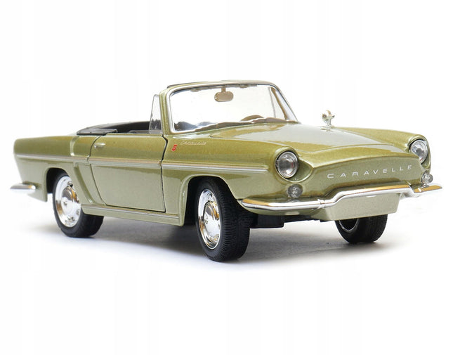 Renault Caravelle Green Welly 1:24 Metal Diecast Car Model with Custom Plates