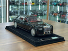 H&H 1:18 Rolls Royce Phantom Extended Wheelbase Diamond Black Resin Model - detailed collector display model