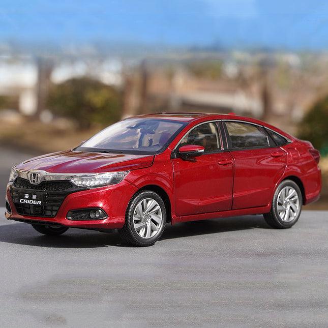 YX Car Model Honda Crider 2019 Blue 1:18 Diecast Model Car - detailed collector display model