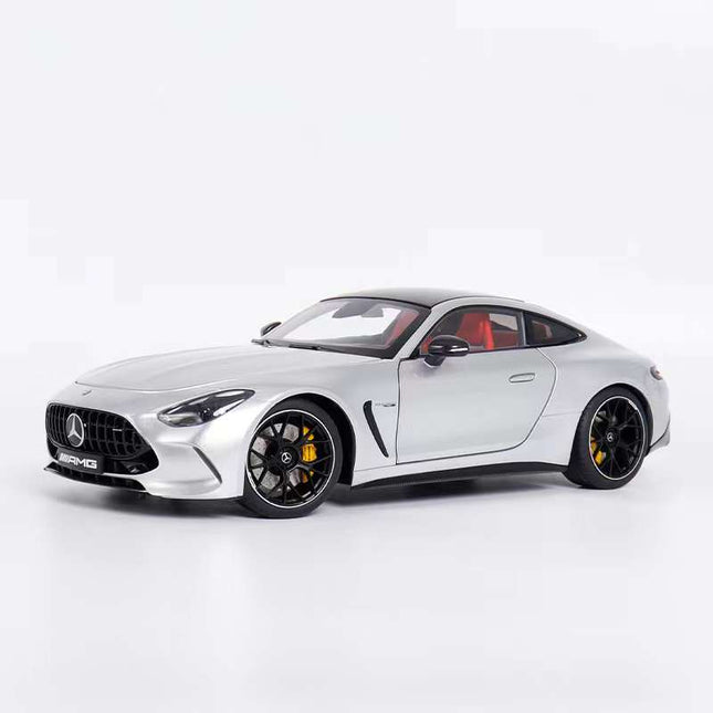 NZG Mercedes-AMG GT63 2023 Silver 1:18 Diecast Model Car - detailed collector display model