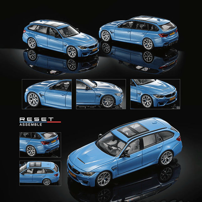 Mortal BMW M3 F81 1:64 Diecast Model Car - studio product photo of the scale model