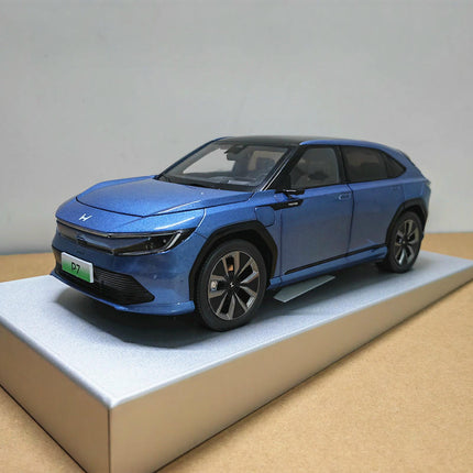 Original Manufacturer Honda P7 2025 Blue 1:18 Diecast Model Car - detailed collector display model