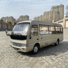 Original Toyota Coaster Bus Light Champagne 1:24 Diecast Model Bus - detailed collector display model