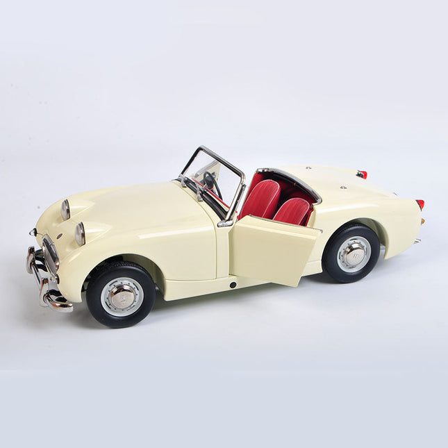 Kyosho Austin Healey Sprite Biege 1:18 Diecast Model Car - detailed collector display model