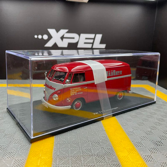 Schuco Volkswagen VW T1 Red Bus 1:32 Diecast Model Bus - studio product photo of the scale model