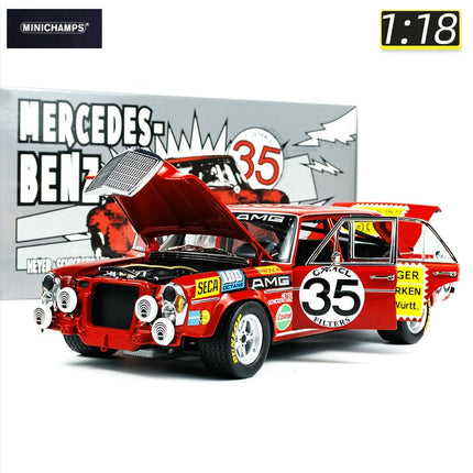 Minichamps Mercedes-Benz 300SEL 6.8 AMG 1971 1:18 Diecast Model Car - hand-finished display model