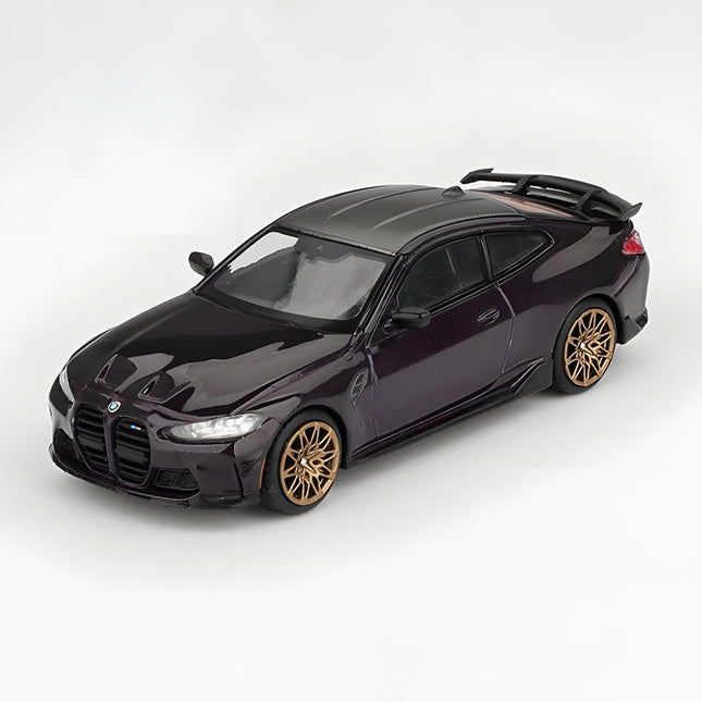 Mini GT BMW M4 Purple 1:64 Diecast Model Car - detailed collector display model