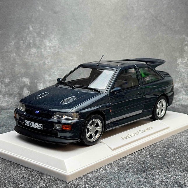 Norev Ford Escort RS Cosworth 1992 Dark Blue 1:18 Diecast Model Car - detailed collector display model