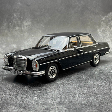 Norev Mercedes-Benz 280 SE 1968 (W108) Black 1:18 Diecast Model Car - detailed collector display model