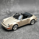 Norev Porsche 911 Carrera 2 Turbo 1992 Gold 1:18 Diecast Model Car - detailed collector display model