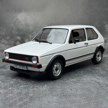 Norev Volkswagen Golf GTI Mk1 and Mk8 1:18 Diecast Model Car - detailed collector display model
