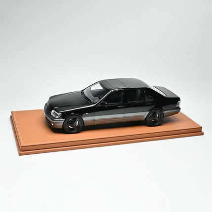 Vehicle Art Mercedes-Benz Brabus W140 Red 1:18 Resin Model Car - studio product photo of the scale model