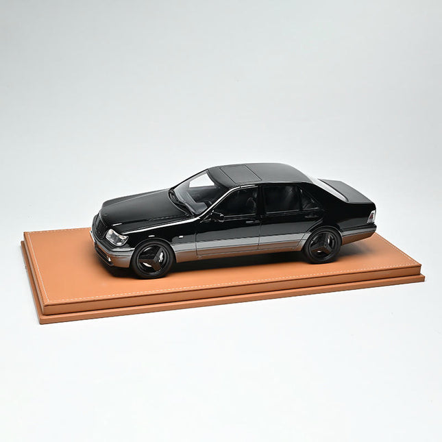 Vehicle Art Mercedes-Benz Brabus W140 Red 1:18 Resin Model Car - studio product photo of the scale model