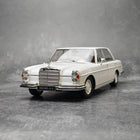 KK Scale Mercedes-Benz 300SEL 6.3 W109 White 1:18 Diecast Model Car - detailed collector display model