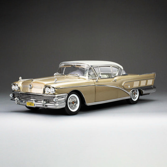 Sun Star Buick Limited Riviera Coupe 1958 1:18 Diecast Model Car - detailed collector display model