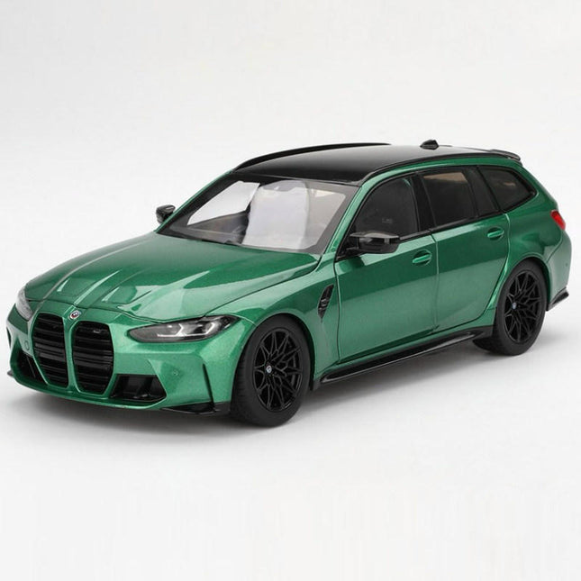 TSM BMW M3 Touring Metallic Green 1:18 Diecast Model Car - detailed collector display model