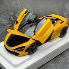 AutoArt McLaren 720S Yellow 1:18 Diecast Model Car - detailed collector display model